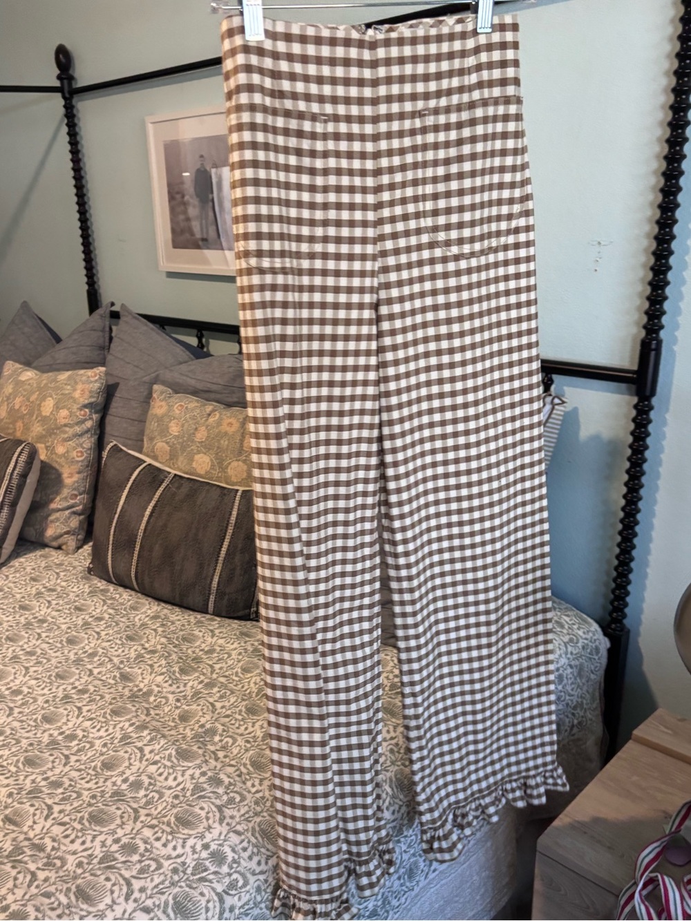 Anthropologie Maeve Colette high rise wide leg pants- magic fabric edition - Picture 4 of 4